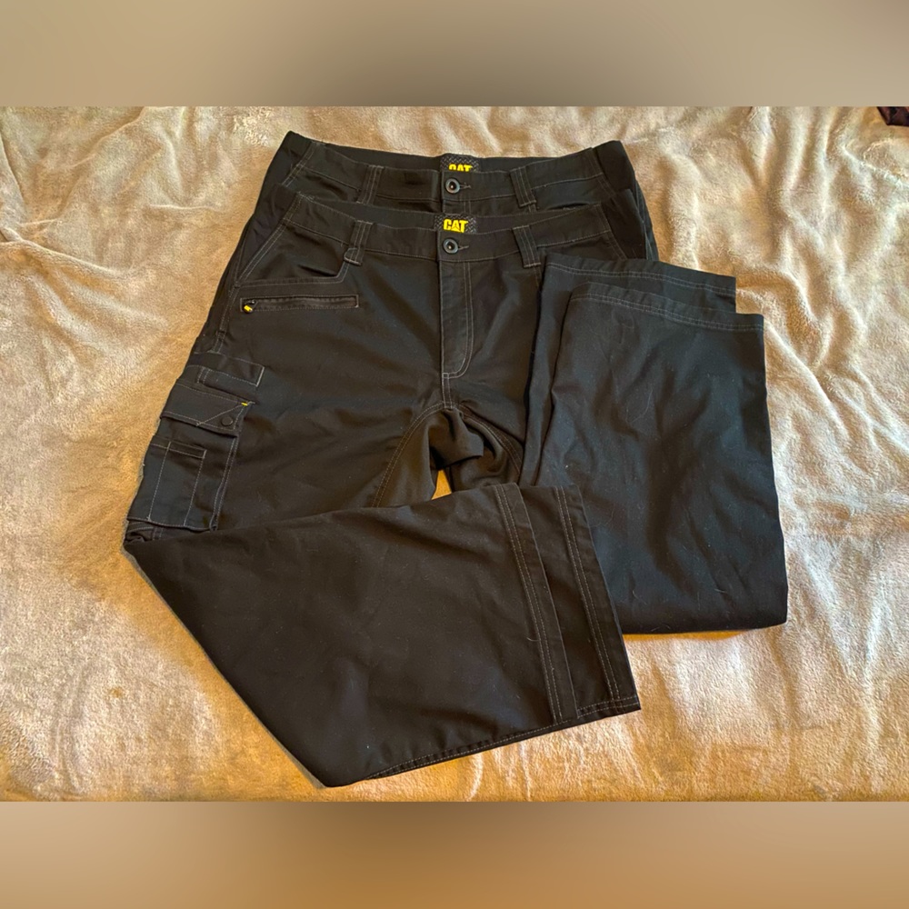 2 pairs of CAT Heavy duty pants!